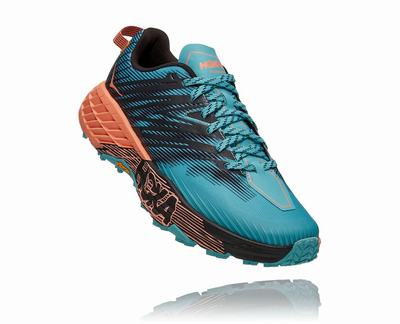 Hoka One One Women's Speedgoat 4 Hiking Shoes Light Turquoise (HO5093) Australia